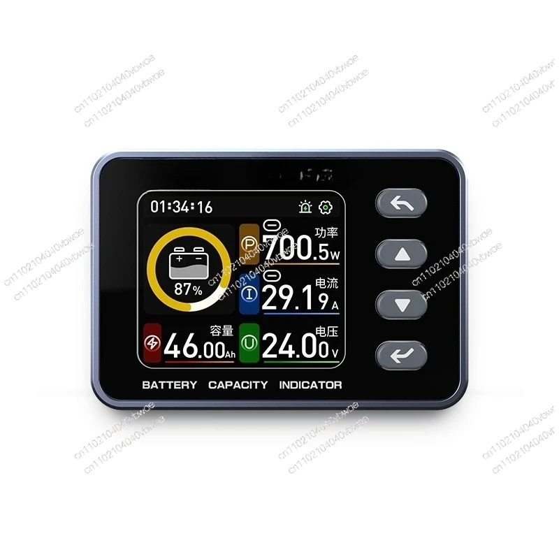 TC169 Color Screen Coulomb Meter Power Display Mobile Power Supply Stacker Lithium Iron Phosphate Battery Capacity Test Table