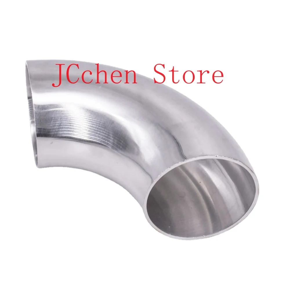 2인치 51mm 외경 버트 용접 엘보우 90도 SUS 304 스테인리스 스틸 위생 배관 피팅 커넥터 커플러 홈브루 맥주용