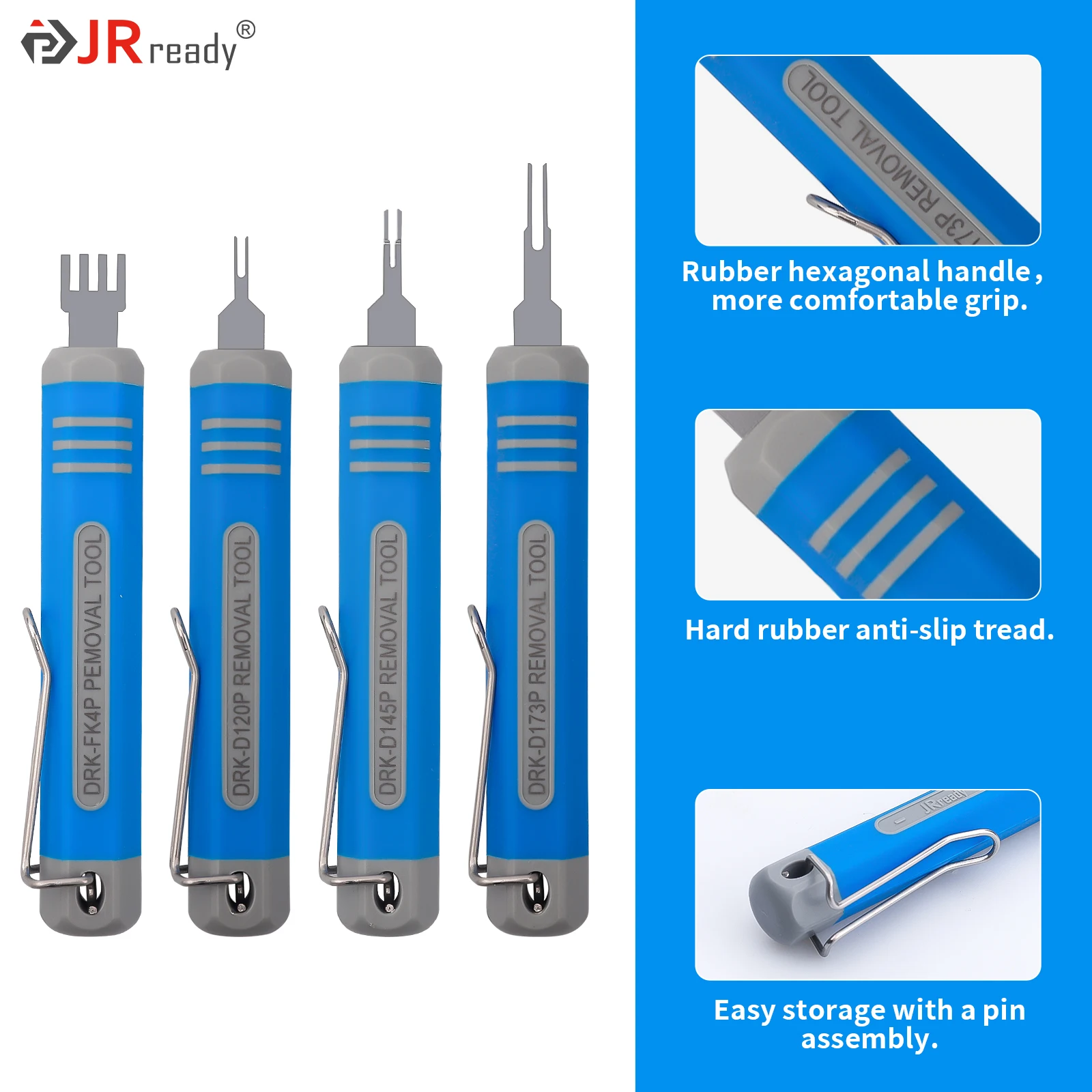 JRready Electrical Connector Pin Removal Tool Kit,Includes Mini-Fit Jr. Extraction, Molex Micro-Fit 3.0 Terminal Release Tackle