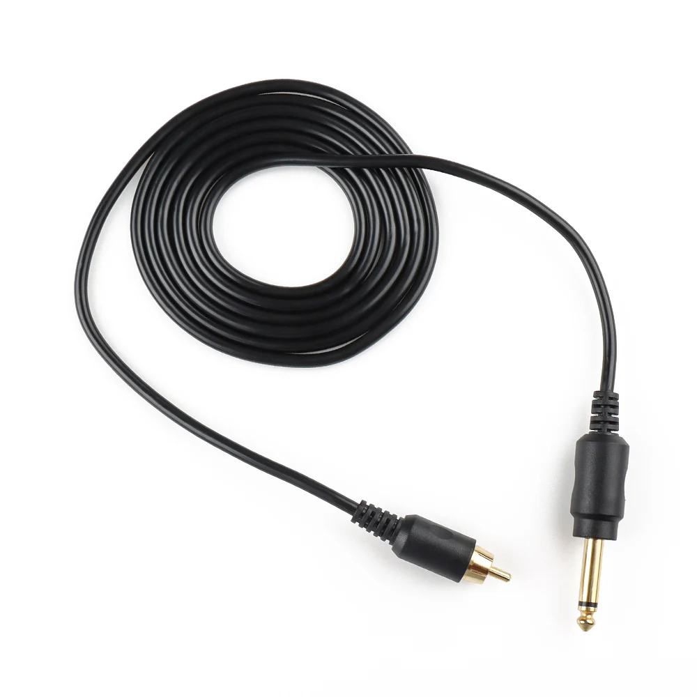 

【LANO】6,35 мм моно-RCA-папа, позолоченный шнур для татуировки, шнур питания для татуировки, прямая доставка с завода, 1,8 метра, хорошее качество