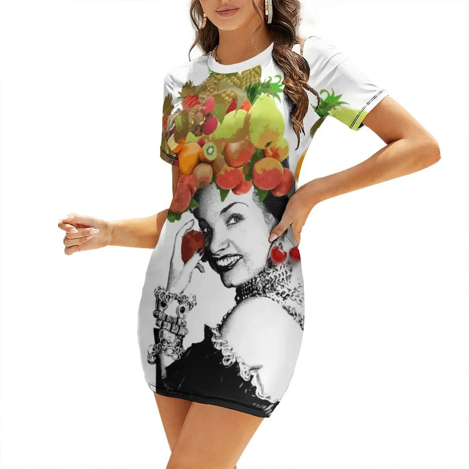 

Carmen Short-Sleeved Dress luxury dress Woman dresses luxury evening dress woman for wedding