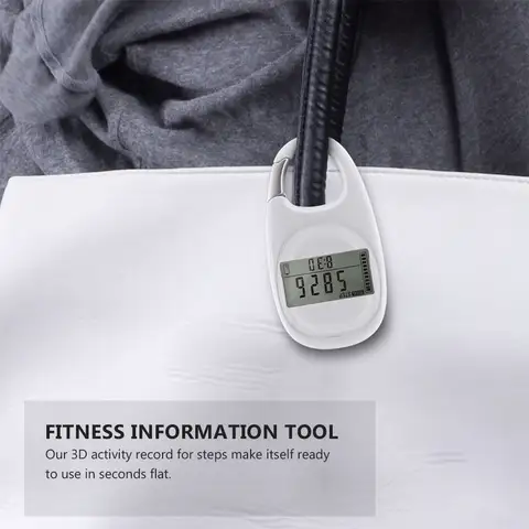 산악 등반을위한 보수계 피트니스 트래커 클립 러닝 스텝 카운터 무작위 색상 쉬운 전체 화면 디스플레이 휴대용