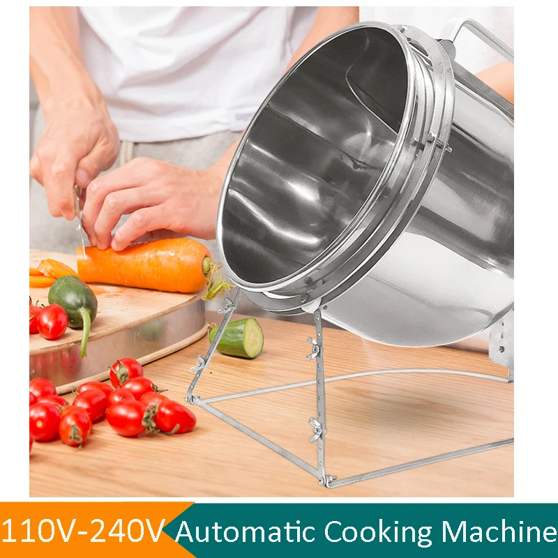 High Quality Automatic Stir-Fry Machine, Smart Multi-Function Kitchen Robot for Home & Outdoor BBQ