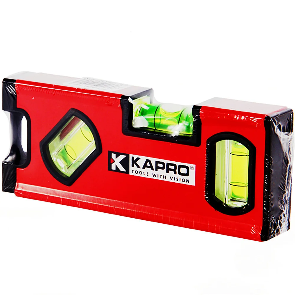 Kapro 10/15/20cm Portable Magnetic Spirit Level Aluminum Construction Leveling Tool Measurement Bubble Level Gauge