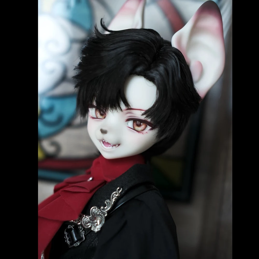 Główka lalki BJD z żywicy 1/4, bez twarzy, urocza lalka dziewczynka, lalka naga, lalki przegubowe bez makijażu, zabawki