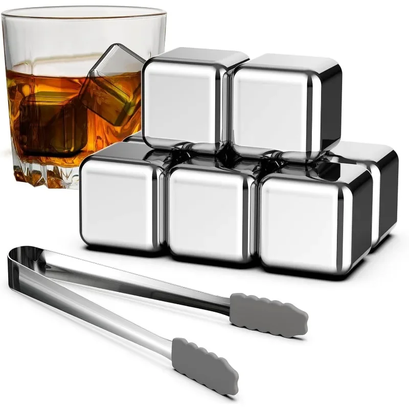 Stainless Steel Ice Cube Whiskey Cooling Stone Reusable Wine Cooler Food Grade Metal Particles Beer Cooler Bar Accessories