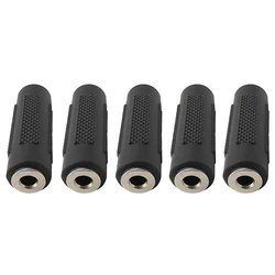 5 sztuk 3.5mm żeński do 3.5mm żeński Adapter złączka złącze Stereo przedłużacz do przewodów Audio dla 3.5 wtyczka słuchawkowa