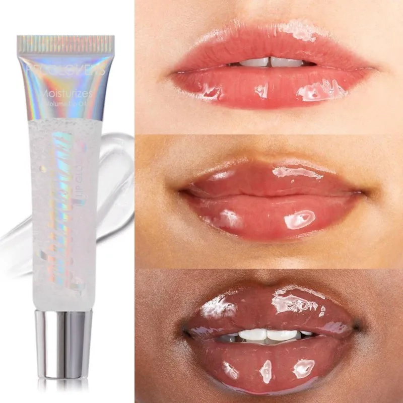 1 pz Tubo Lucidalabbra, Balsamo per le labbra, Lunga Durata e Non Essiccazione, Idratare naturalmente le labbra, Cosmetici per la cura delle labbra