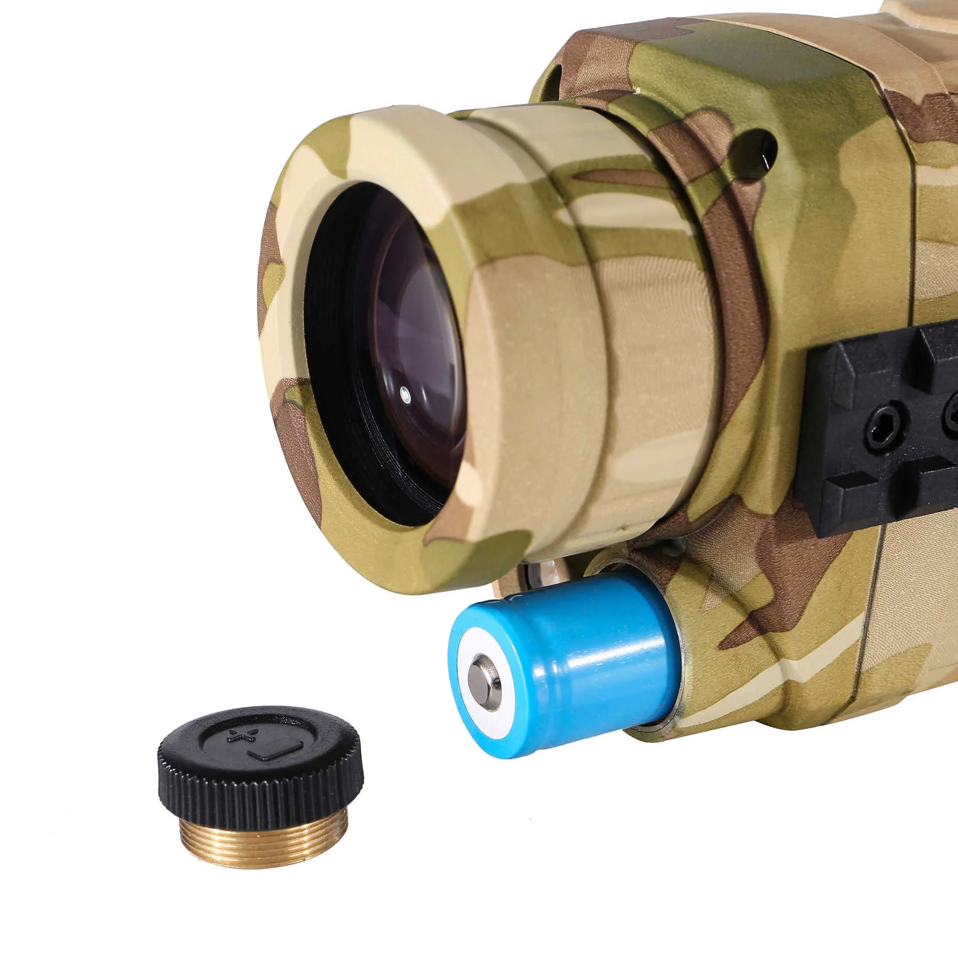 SUNCORE NV0535 Upgrade Version Night Vision Goggles Monocular with 5X Digital Zoom Scope in Black for Outdoor Activities