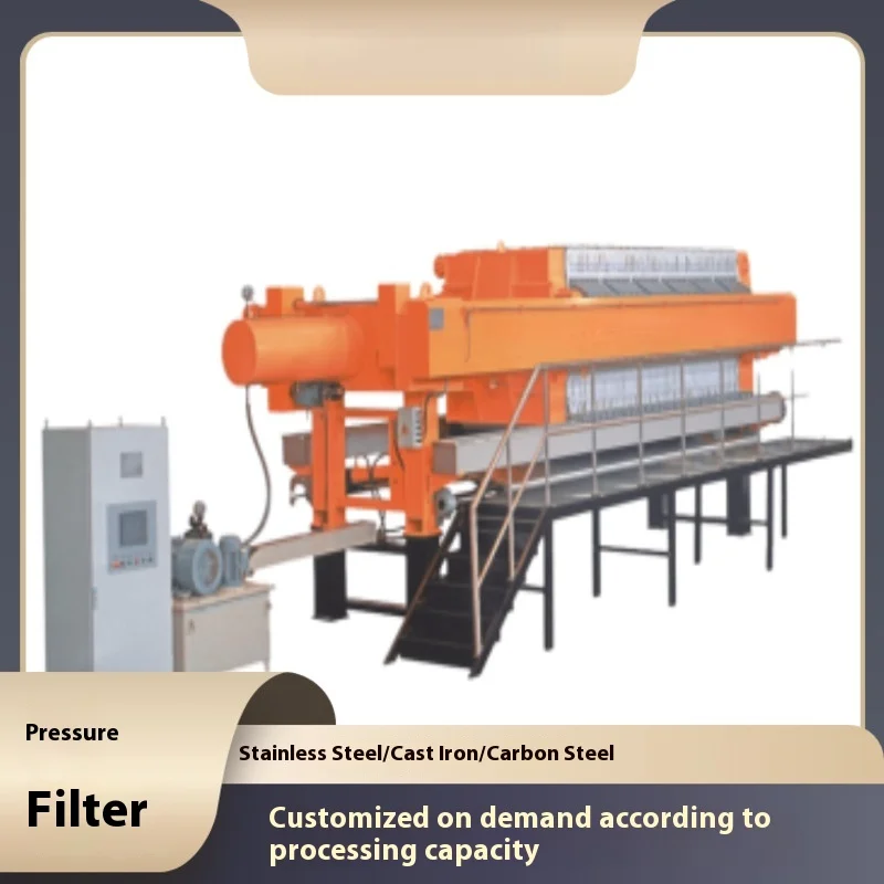Sludge Dewatering Machine Filter Press  Filter Equipment Manufacturer Chamber Filter  Cast iron plate frame filter press