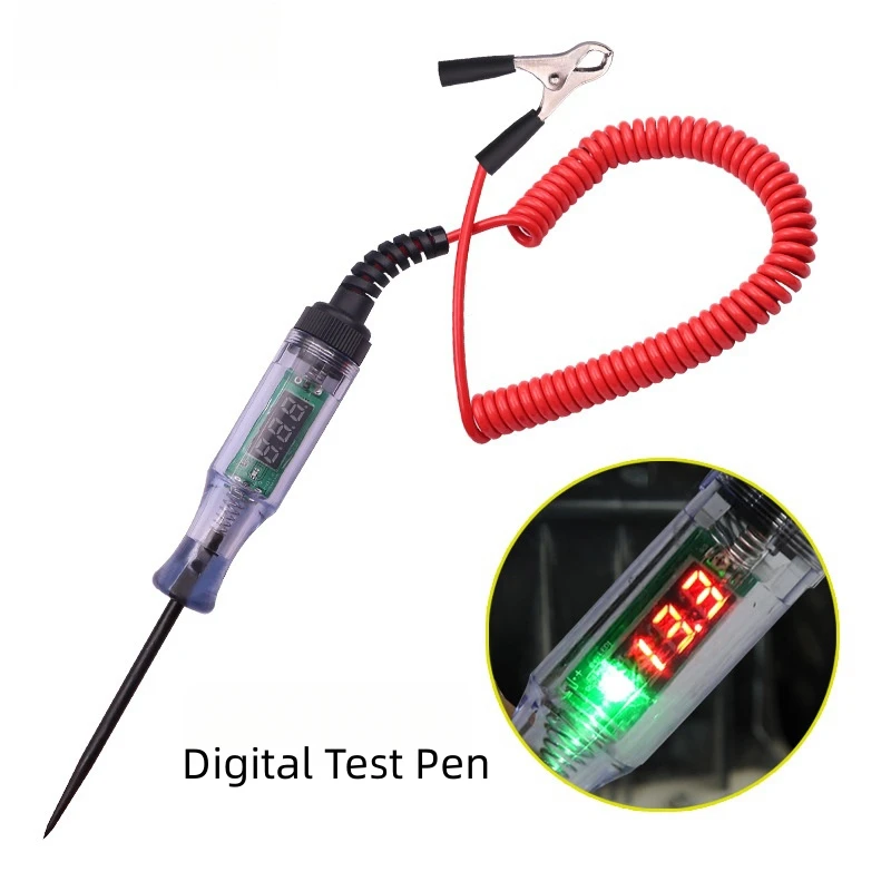 

Ручка с цифровым дисплеем, ручка для проверки мощности автомобиля, постоянный ток 3-48 В