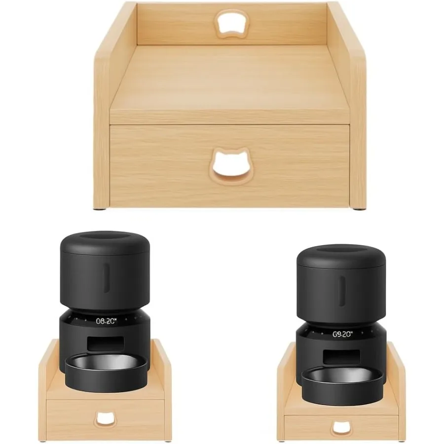 

Raised Pet Feeder Stand for Cats and Dogs Neck Health Holder for Pet Automatic Feeders Pet Water Dispenser Stand Adjustable Hei