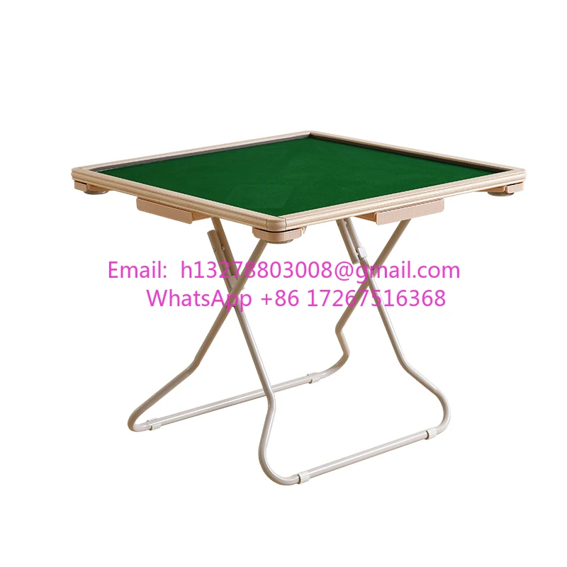 

Portable and simple small manual multi-function chess and card table playing table