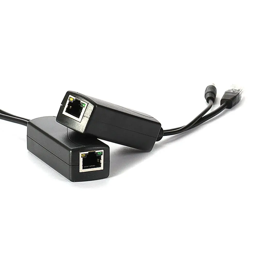 Anti-interference Splitter Standard Type Camera IEEE802.3AF/AT Connector POE Switch Ethernet Adapters Active POE Splitter