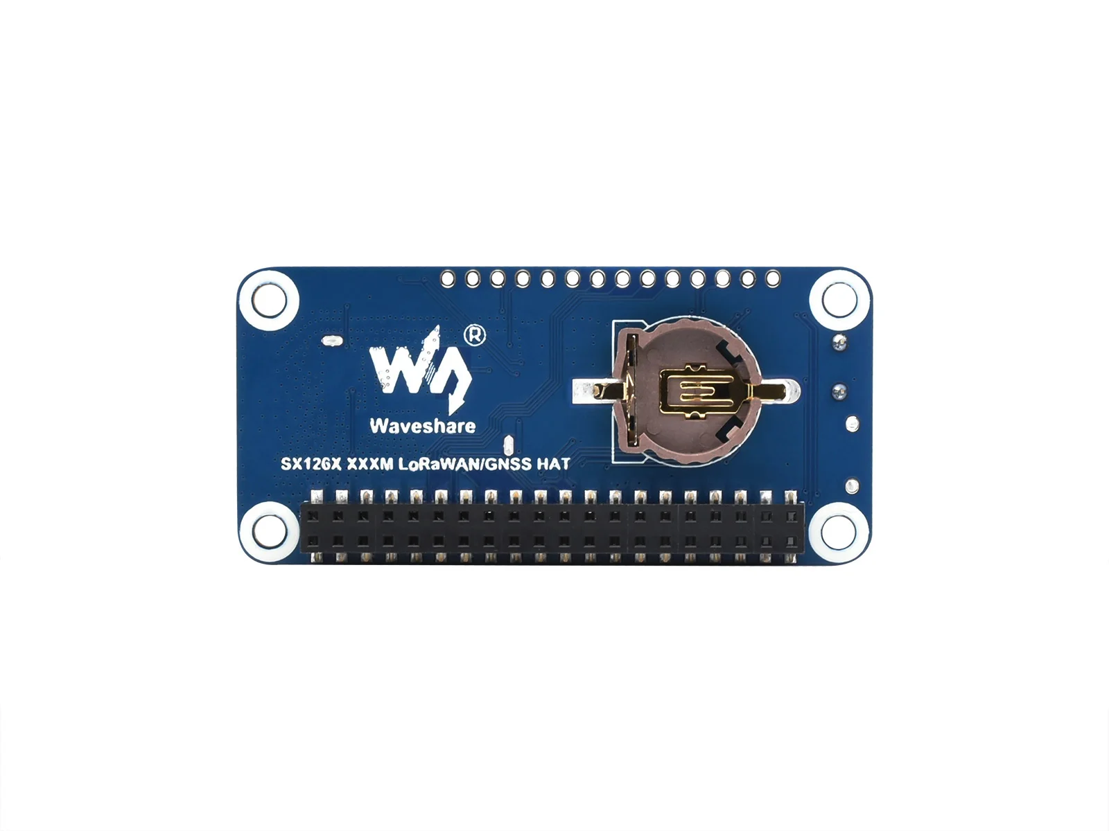 Waveshare SX1262 LoRaWAN Node Module Expansion Board, With Magnetic CB antenna, Options For Frequency Band GNSS For Raspberry Pi