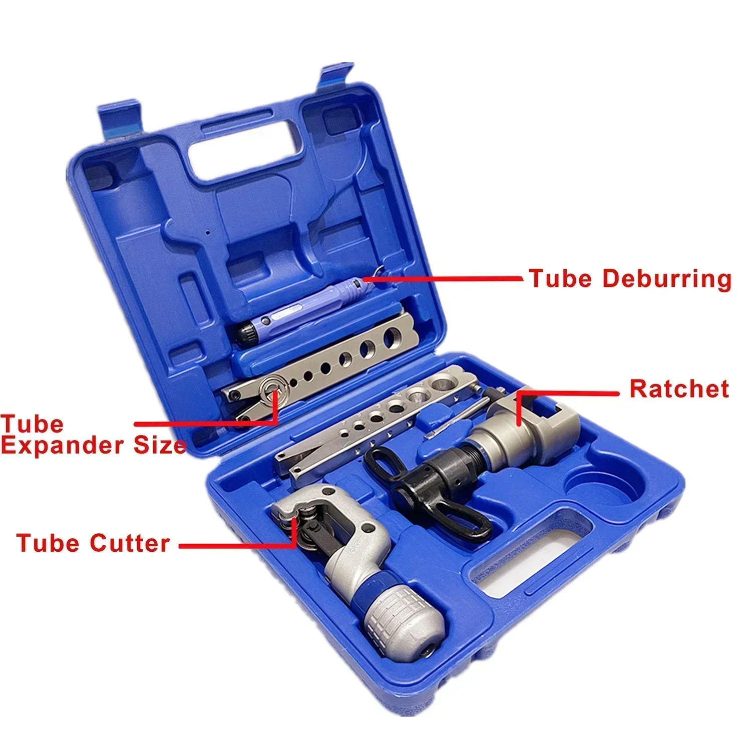 Air Conditioner Refrigerator Copper Pipe Reaming Cutting Hand Tool Ratchet Flaring Tool