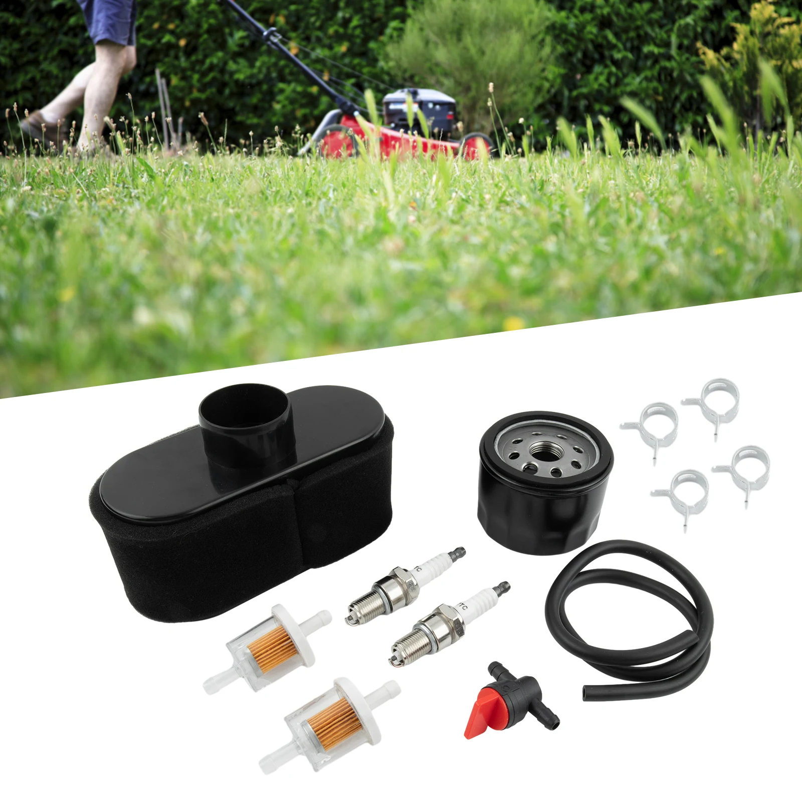 

Fit For Hustler FasTrak For Kawasaki 4-stroke Engines Air Filter Lawn Mower 2-1 4 Replacement ABS Cleaning Tools