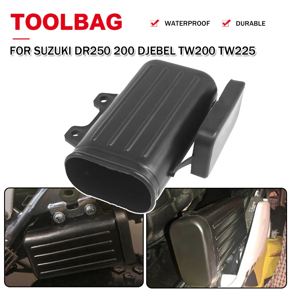 

Motorcycle Pit Dirt Trail Box Holder Bottle Off-Road Motocross Tube Tool Container For Suzuki Djebel TW200 TW225 DR250 DR200