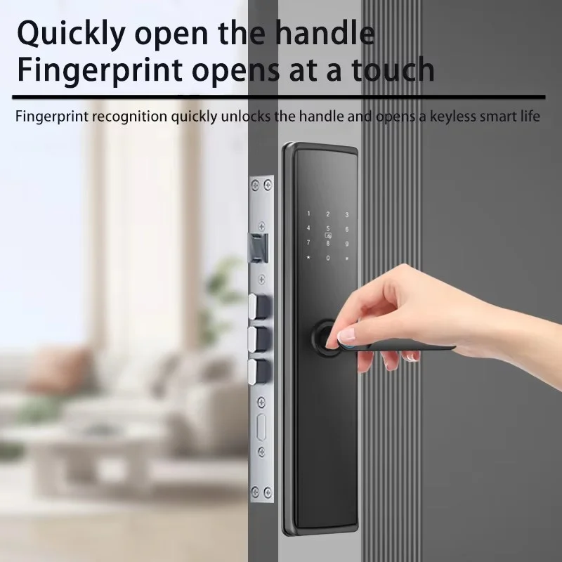 Glomarket 3d распознавание лиц биометрический отпечаток пальца умный дверной замок Tuya Wi-Fi тонкие цифровые замки