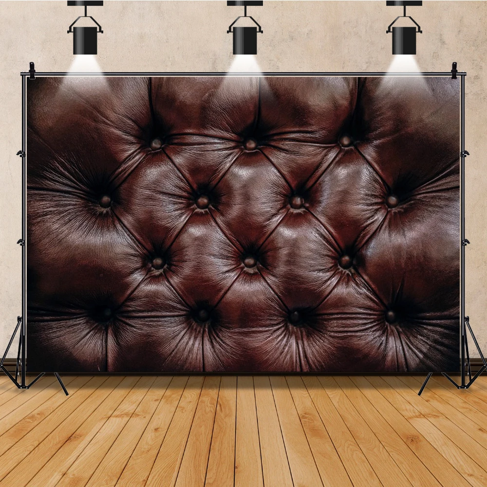 Diamond Leather Headboard Bed Photographic Backgrounds Bedroom Decor Birthday Party Photo Backdrop Portrait For Studio Props