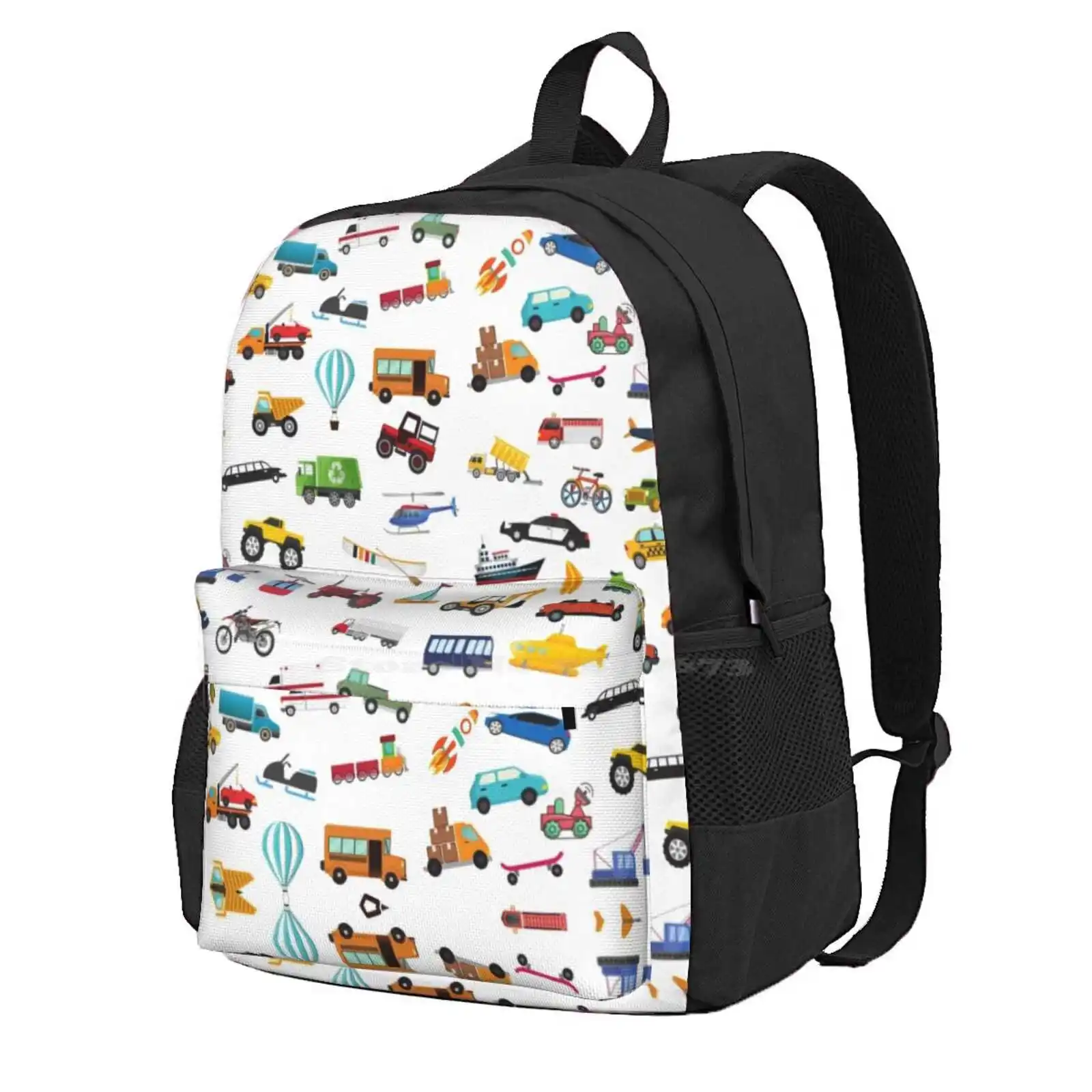 Little Boy Things That Move Vehicle Transportation Collection Hot Sale Schoolbag Backpack Fashion Bags Kids Boys Vehicles