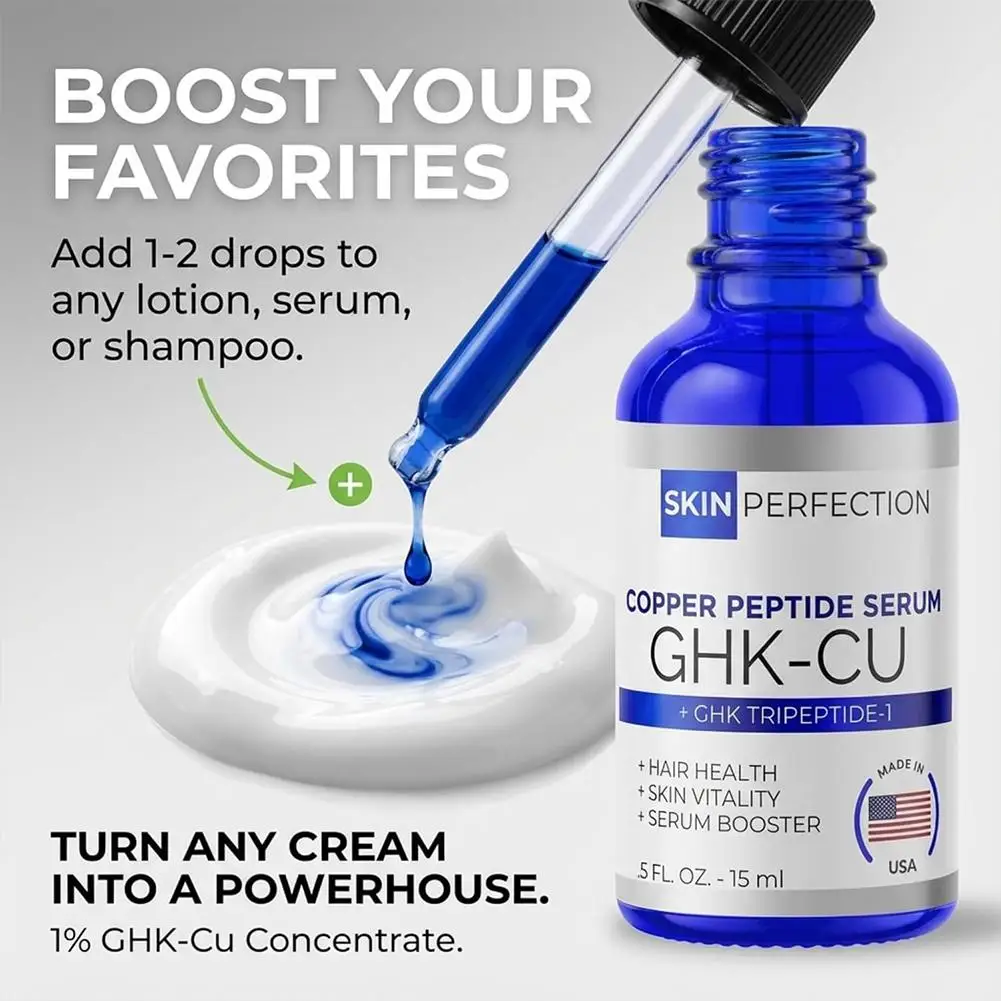 Ghk-cu Lotion Private Label Natural Organic Facial Blue Copper Peptide Toner Beauty Skincare GHK-Cu