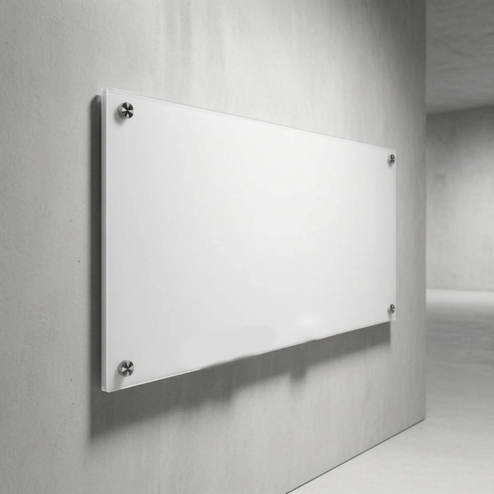 Attractive Glass Whiteboard Glossy Tempered Glass Whiteboard Office Display Easy to Clean Stain Resistant for Home, Training