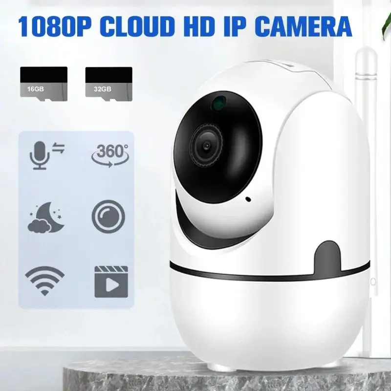 Imagem -03 - Câmera de Vigilância Smart Baby Monitor 1080p Cctv hd Câmera de Segurança ip Inteligente Conversa Bidirecional Visão Noturna Rastreamento Inteligente