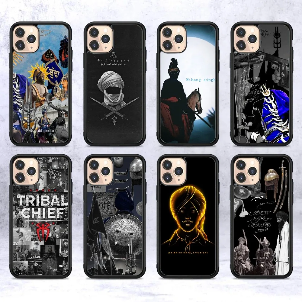 Nihang Singh Sikh Warrior Phone Case Silicone PC+TPU For Samsung S10 20 30 22 23 24 Plus Lite Ultra Cover