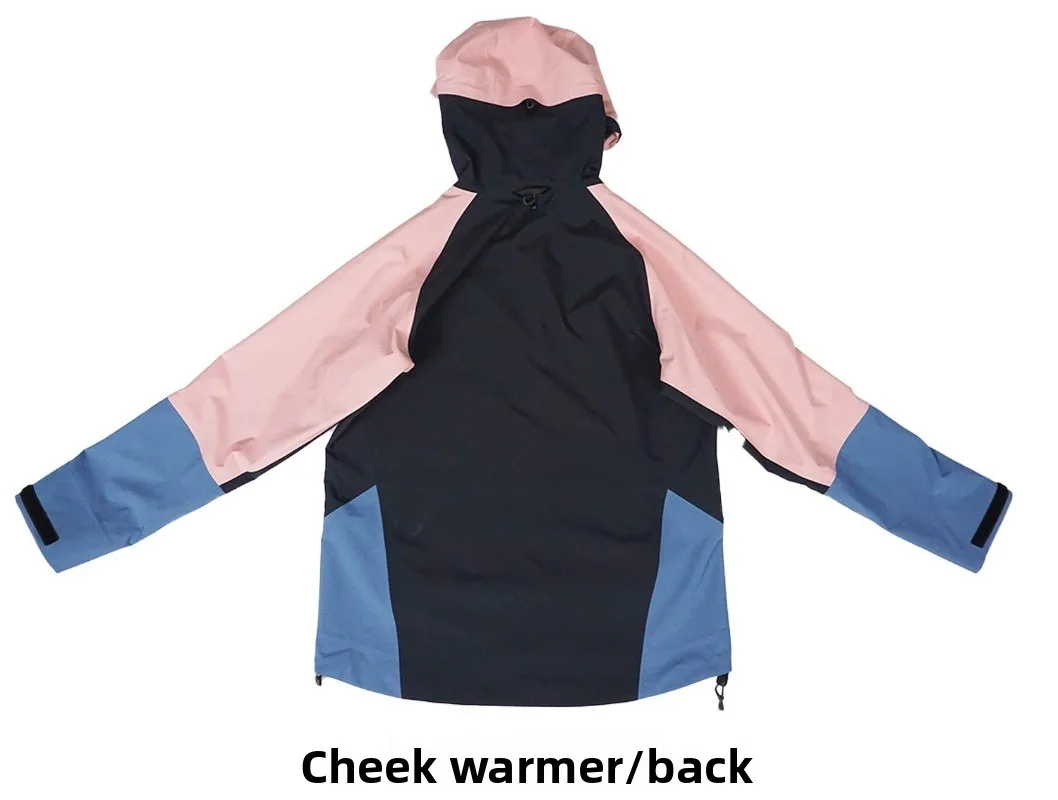 Colorful Hardshell Jacket Men Women, Windproof Waterproof All-Weather Outdoor Jacket for Hiking Climbing