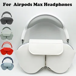 Funda protectora para auriculares Airpods Max, funda de cuero suave contra caídas y arañazos, accesorios para auriculares Airpods Max