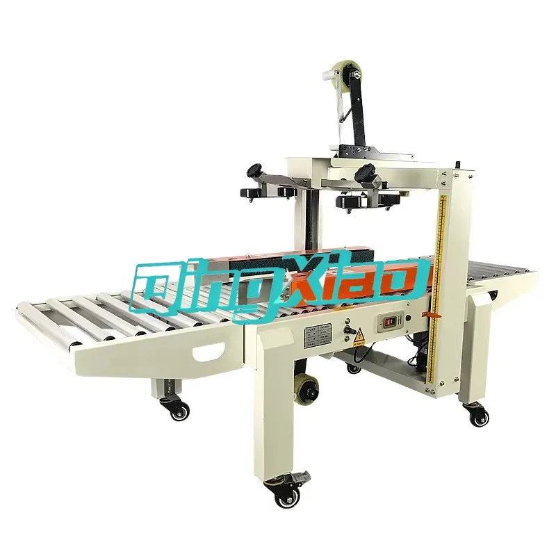 

Factory Supply High Efficiency Automatic Case Taper Sealer Plastic Carton Sealing Machine Easy Operation Industrial Packaging