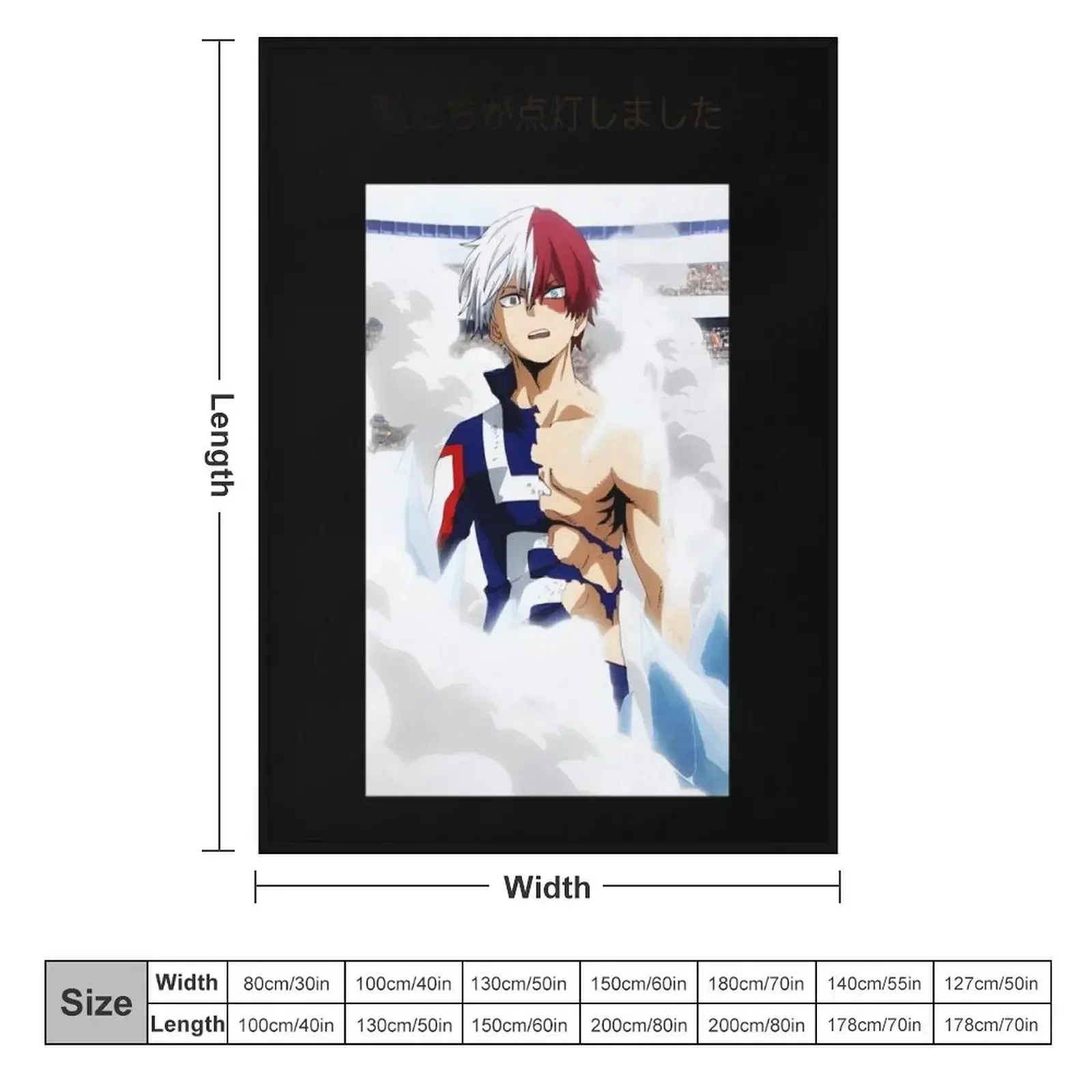 Todoroki Classic Throw Blanket Summer Beddings Decoratives Decorative Beds Polar valentine gift ideas Comforter Blankets
