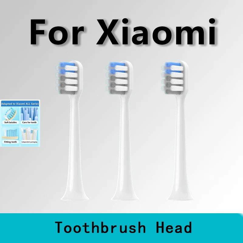 

Compatible With Replacement Toothbrush Heads Compatible With Xiaomi T200/T200C Sonic Soft Bristle Electric Vacuum Toothbrush