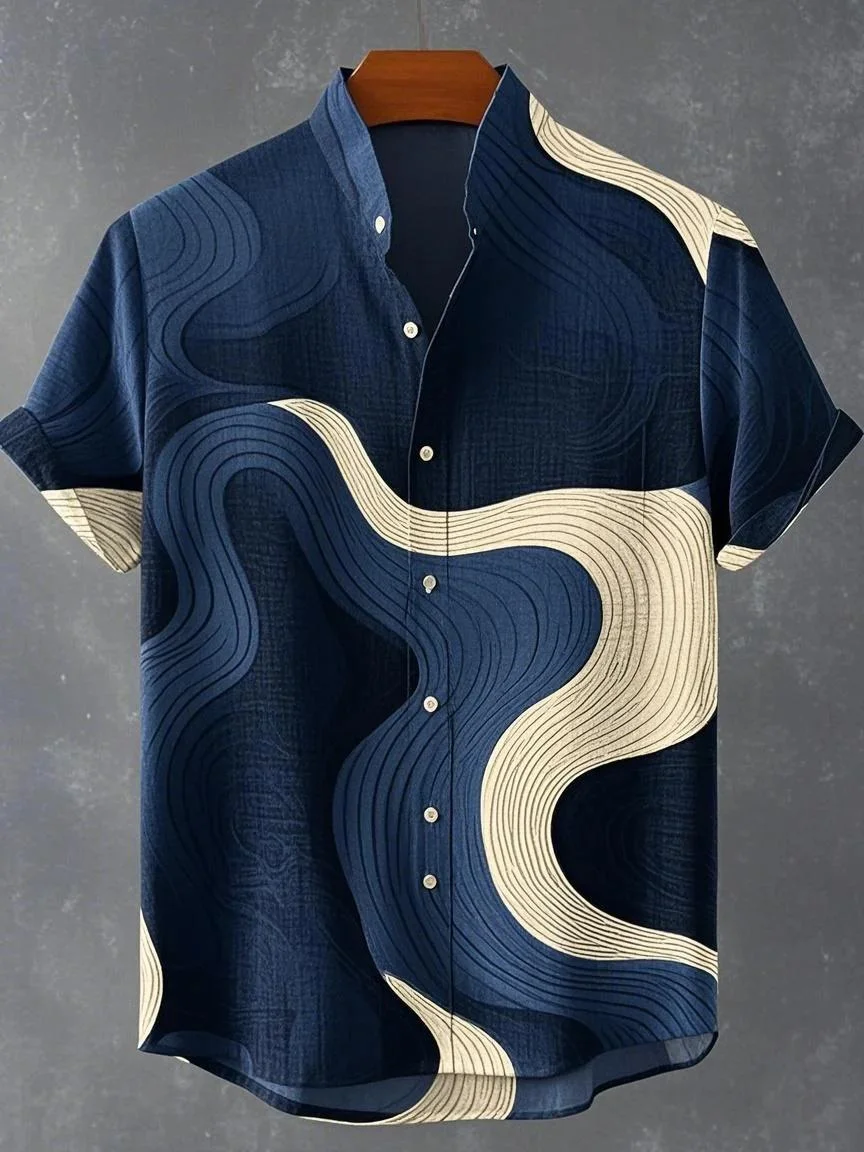 Men's Hot Selling Hawaiian Beach Linen Shirt Multi Color Pattern 3D Printed Shirt Outdoor Party Social Designer Men's Clothing