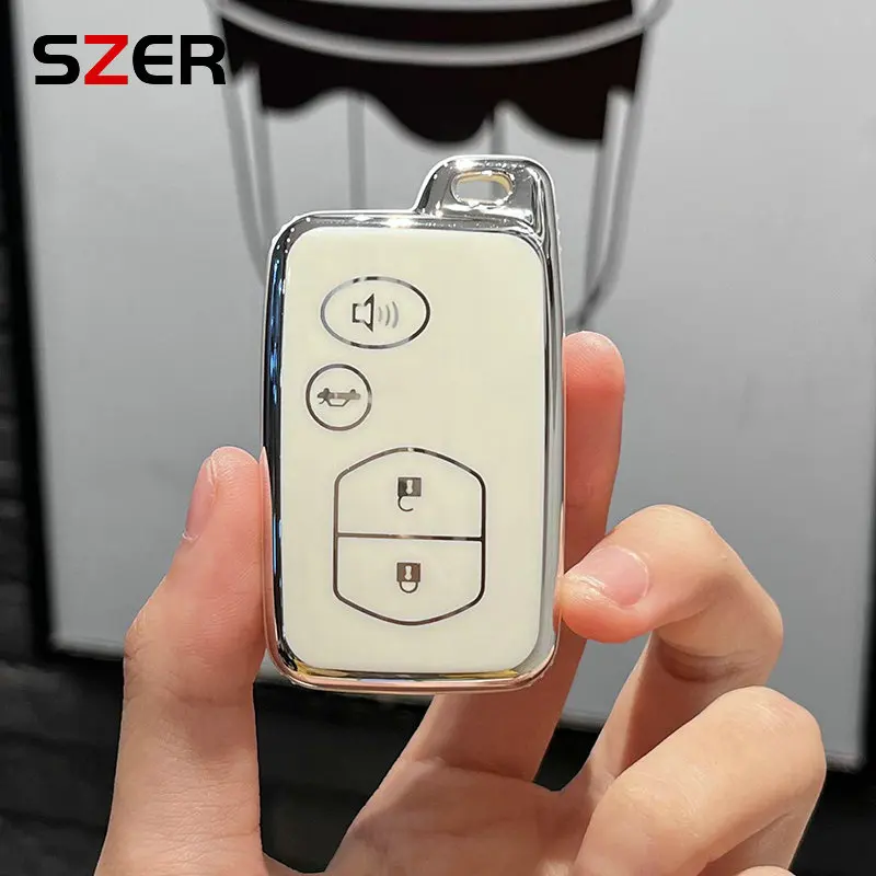 2 3 4 Button Car Key Case for Toyota Prius 30 Alpha Aqua Land Cruiser Auris for Lexus LC 200 Key Cover Holder Remote 2012 - 2014