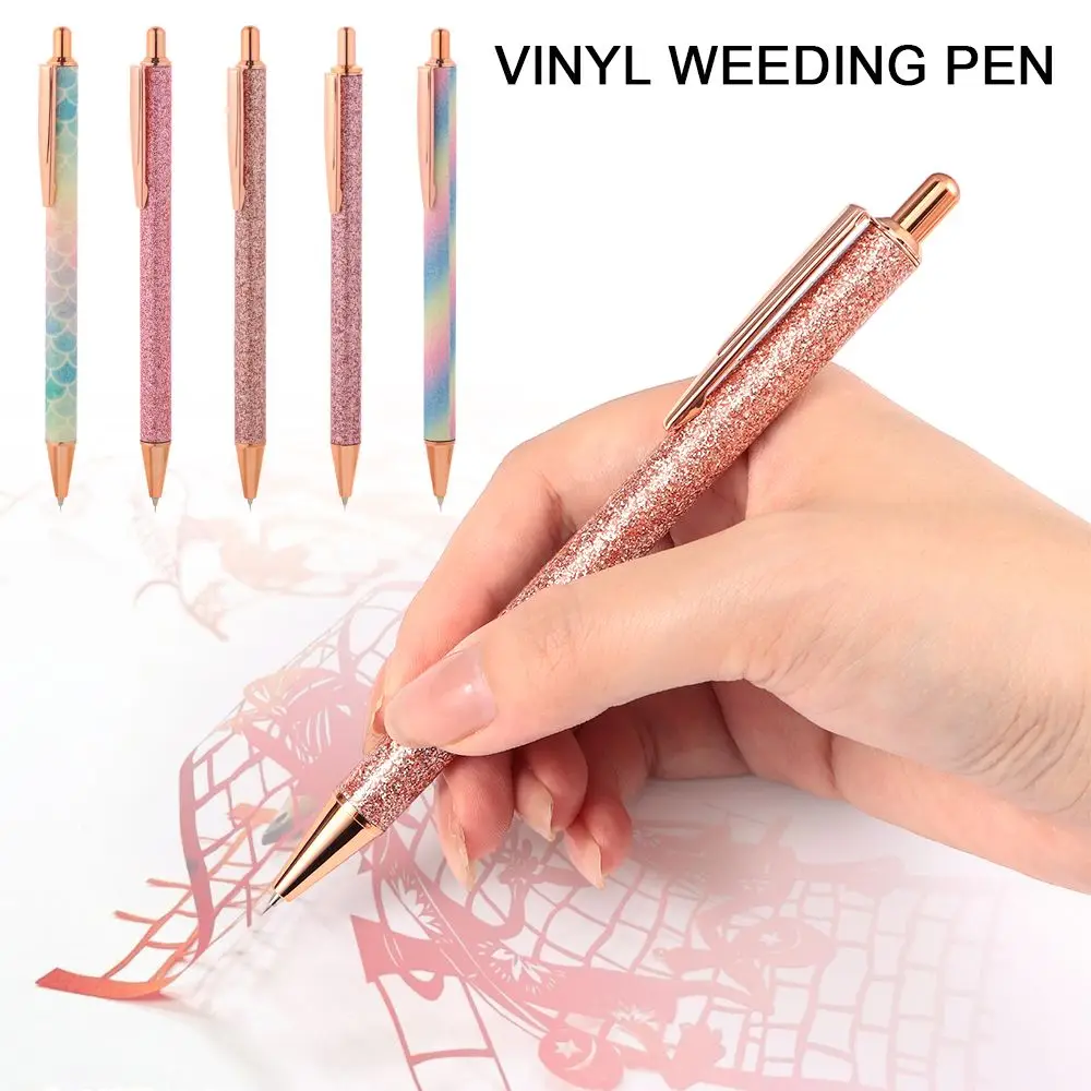 Glitter Fine Point Vinyl Weeding Pen Portable Weeding Pin Pen Weeding Tool