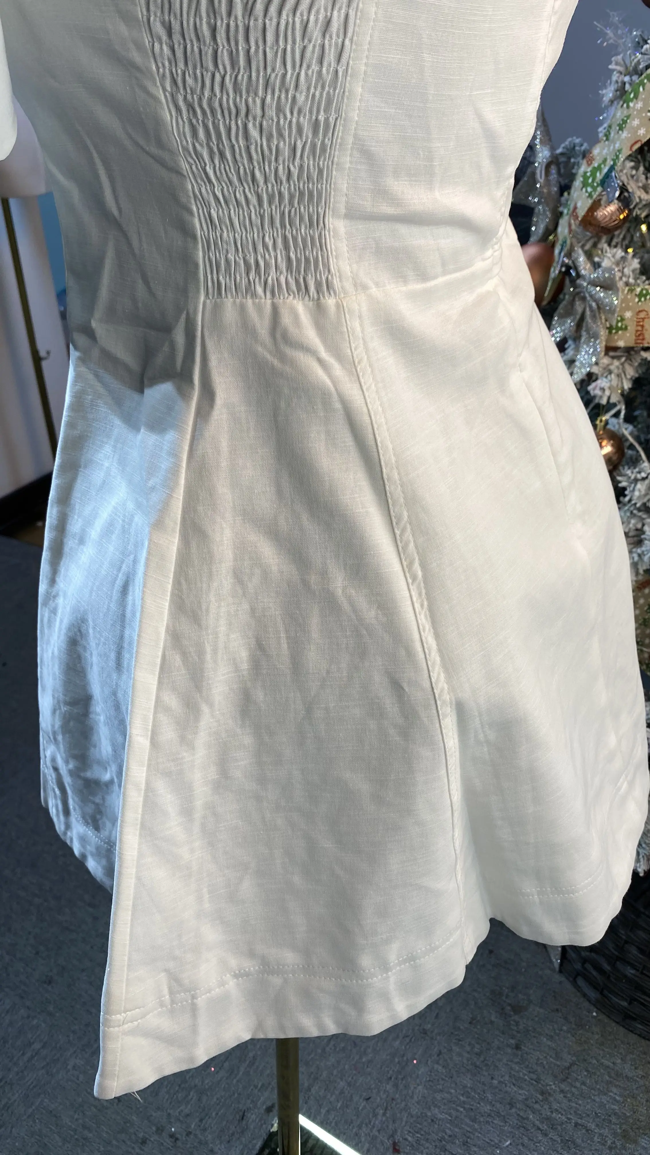 New retro sleeveless 3D floral A-line pants women's elegant casual dress-GZXX203