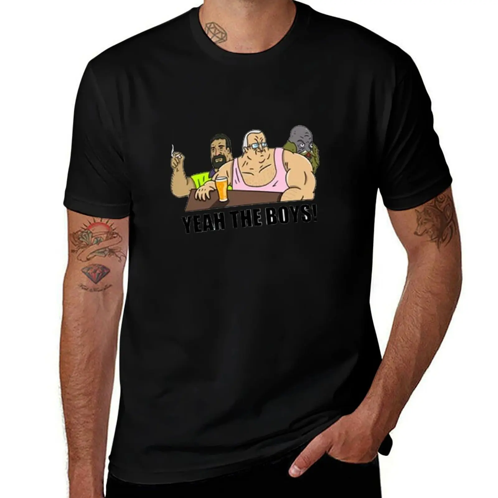 

Футболка Yeah The Boys Design, футболки с графическим рисунком, создающие свой собственный дизайн для мальчика, большие и высокие футболки для мужчин