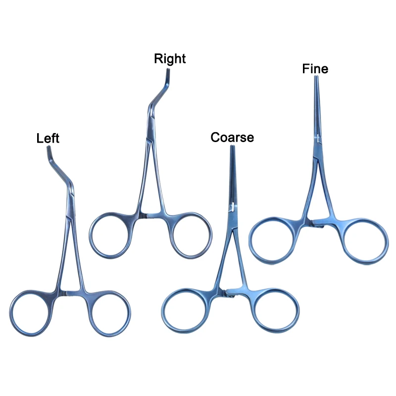 

Atraumatic Clamp Notched Vascular Clamp Forceps Micro Kitzmiller Clamp High Quality Titanium Alloy Materials