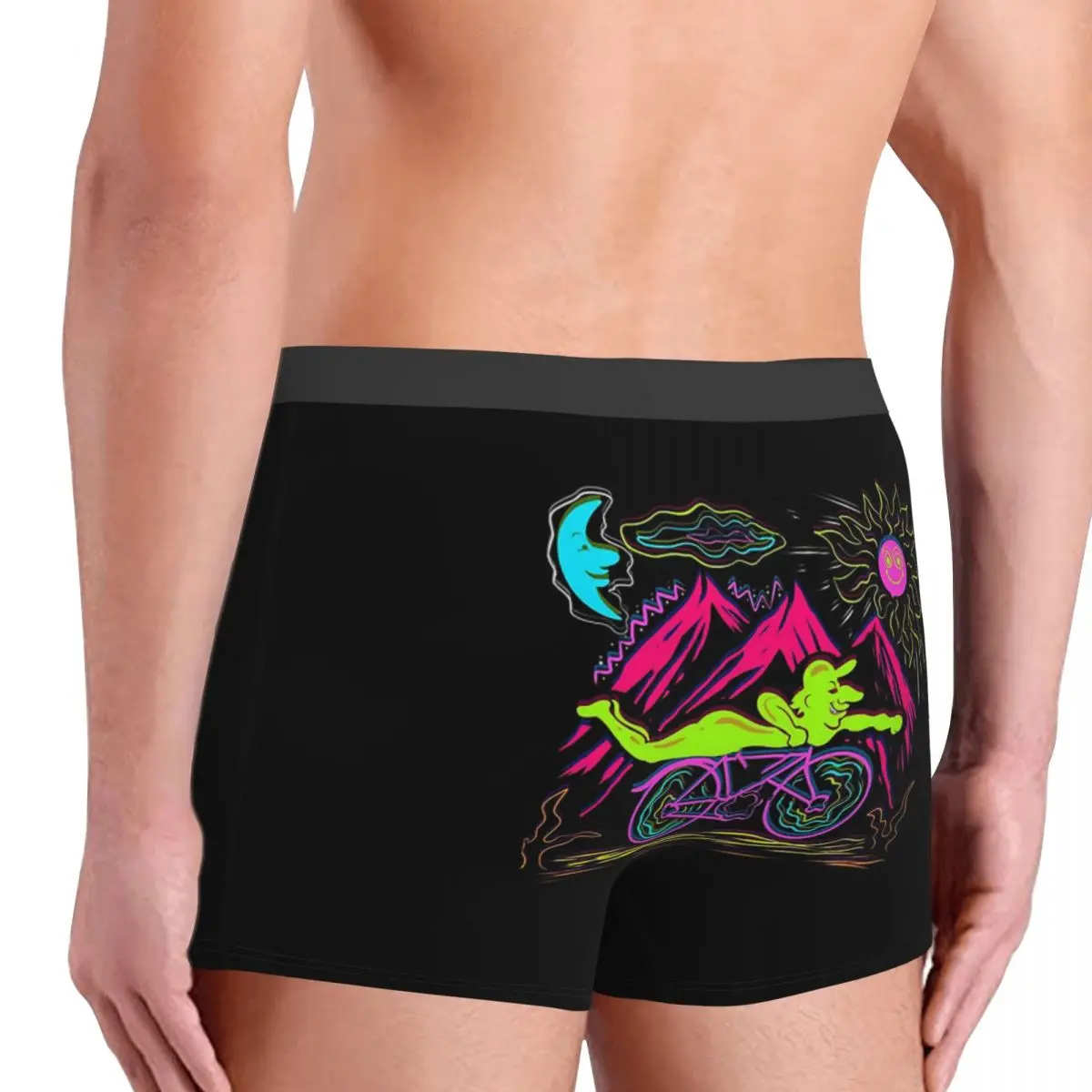 الملاكم السروال السراويل دراجة يوم 1943 LSD حمض هوفمان رحلة الهالوسينوجين سراويل الرجال الملابس الداخلية الناعمة ل أوم رجل هدية