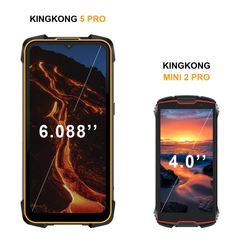 Imagem -06 - Cubot-kingkong Mini Smartphone Impermeável Mini Pro Polegadas 4gb 64gb 128gb Estendido Dual Sim 4g Gps Face id Telefone Móvel Robusto