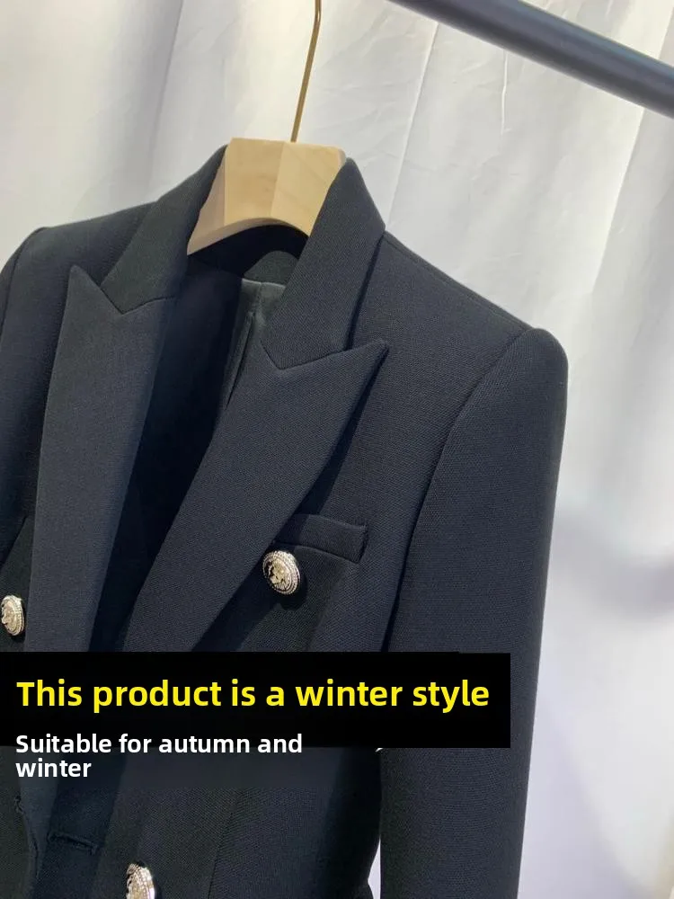 بدلة نسائية من Briti Sle ort Thiened Jaet وصلت حديثًا لخريف وشتاء A6797 من القطن الخالص مناسبة للتنقل #2