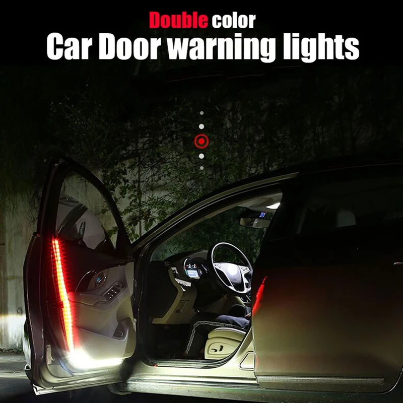 LED Door Welcome Light Safety Warning Streamer Light Bar 120Cm Waterproof Car Decoration Ambient Light