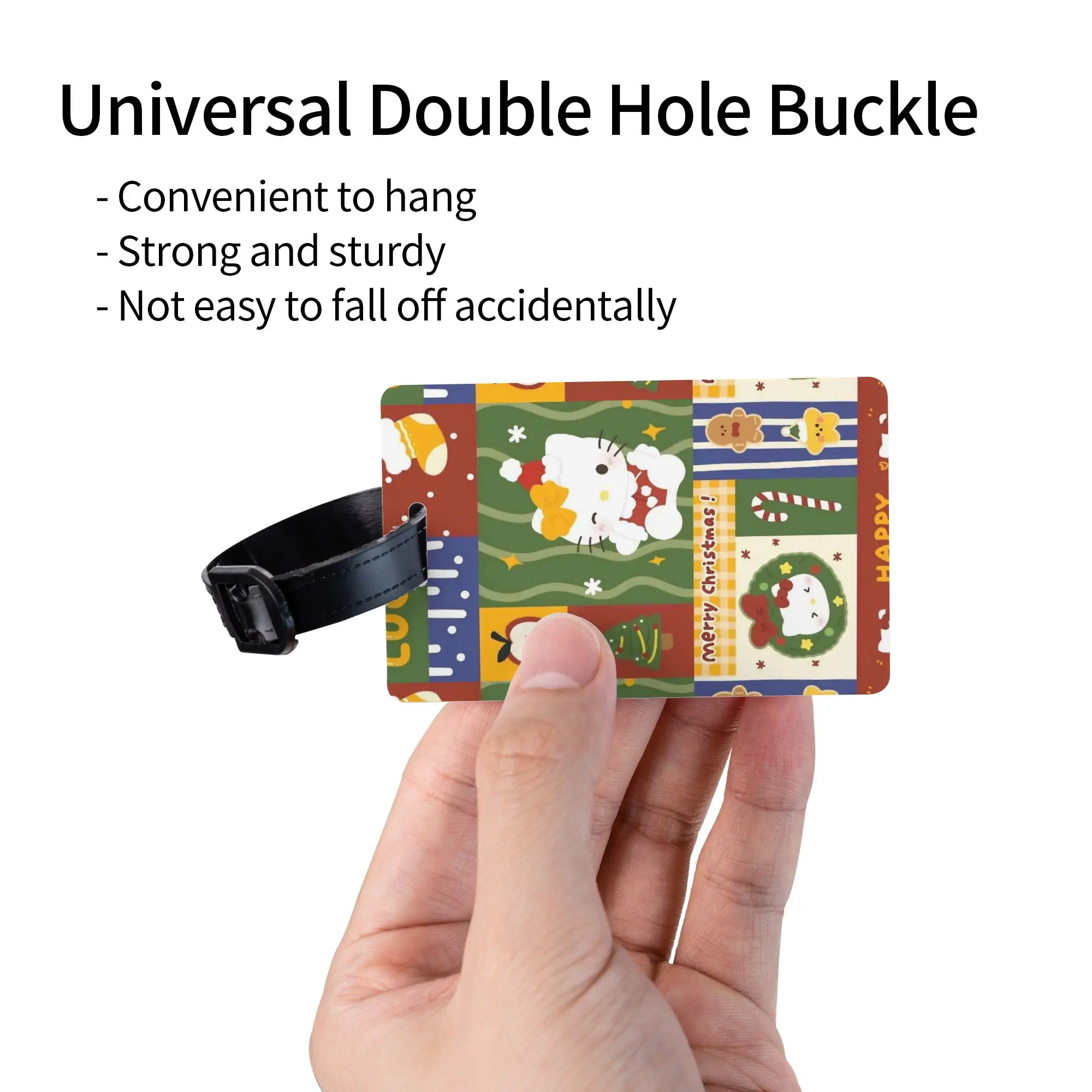 ป้ายติดกระเป๋าเดินทางลายเฮลโลคิตตี้ ของขวัญคริสต์มาส อุปกรณ์เสริมการเดินทาง ป้ายพีวีซีสำหรับติดกระเป๋าเดินทาง ป้ายชื่อ ป้ายที่อยู่ ป้ายติดกระเป๋าเดินทางสำหรับเครื่องบิน