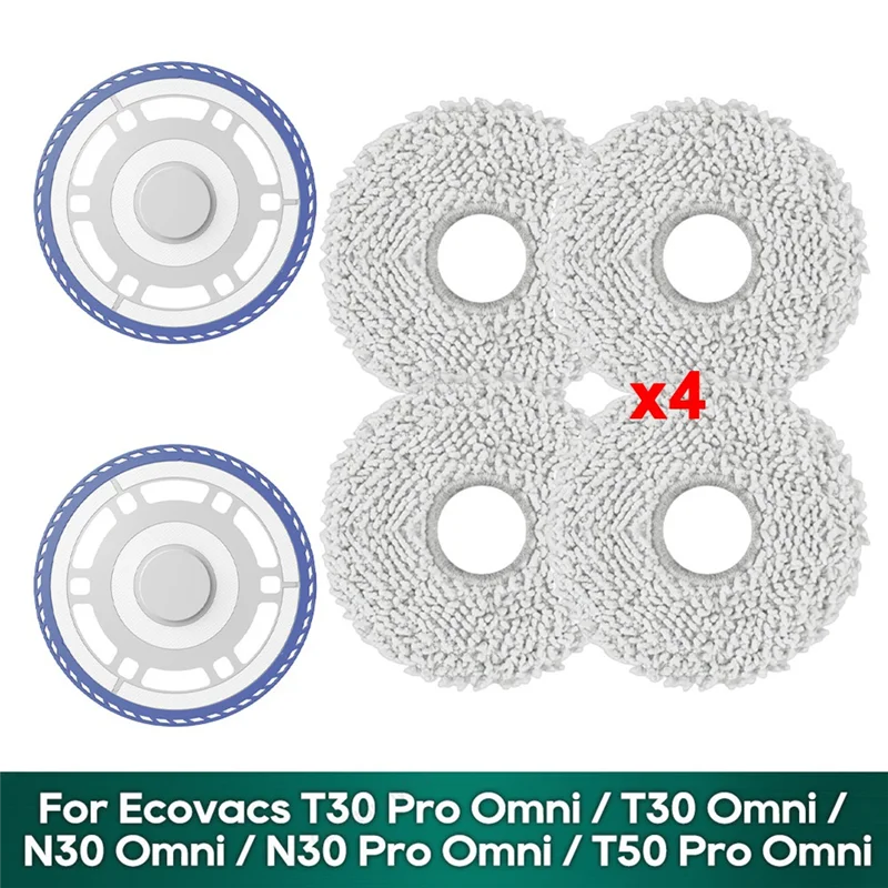 AT28-モップホルダー Ecovacs T30S COMBO、T30 / T30 Pro Omni、N30 / N30 Pro Omni、T50 Pro Omni 用 - 耐久性があり、取り付けが簡単