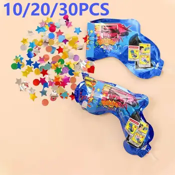 10/20/30 Pcs ดอกไม้ไฟ Inflatable Confetti ปืน Poppers Confetti นักกีฬามือถือ Confetti CANNON Multicolor Inflatable ของเล่น