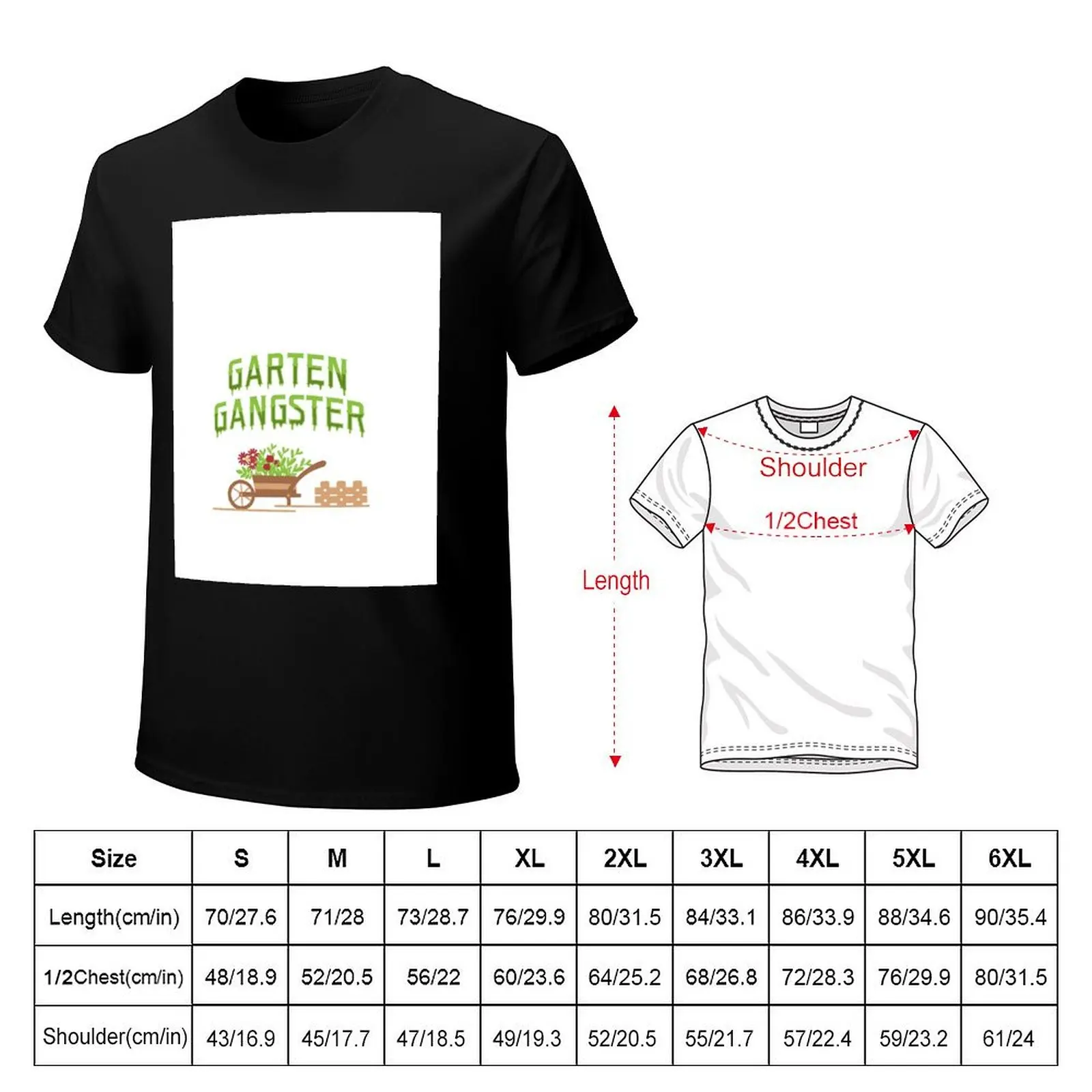 Garten Gangster T-Shirt Christmas Theme Tee Top