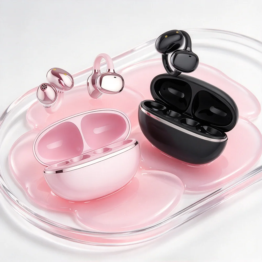 TWS Bluetooth Earbuds Wireless Earphones Have Balanced Sound Output Sensitive Microphone Simple Controls for Switching Tracks