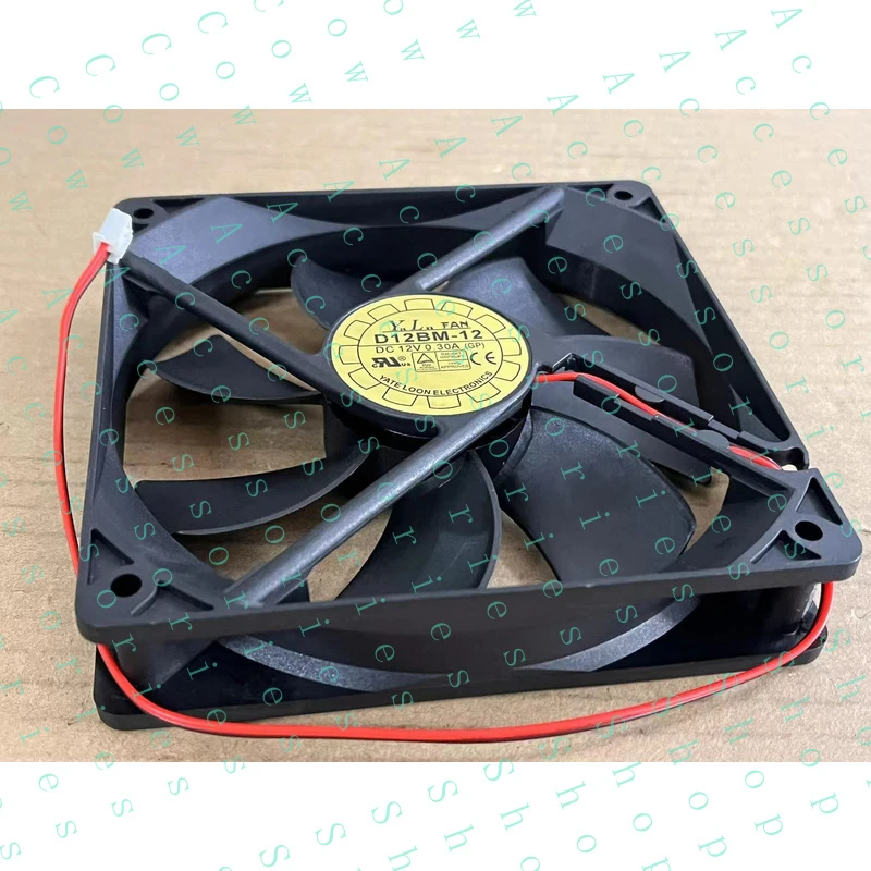 

PP+ 1X 12CM chassis power cooling fan D12BM-12 12025 12V 0.30A